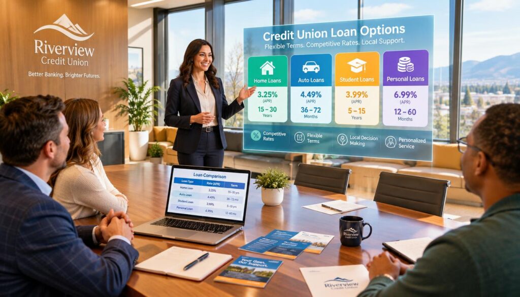 Credit union loan options with clear rate and term limits