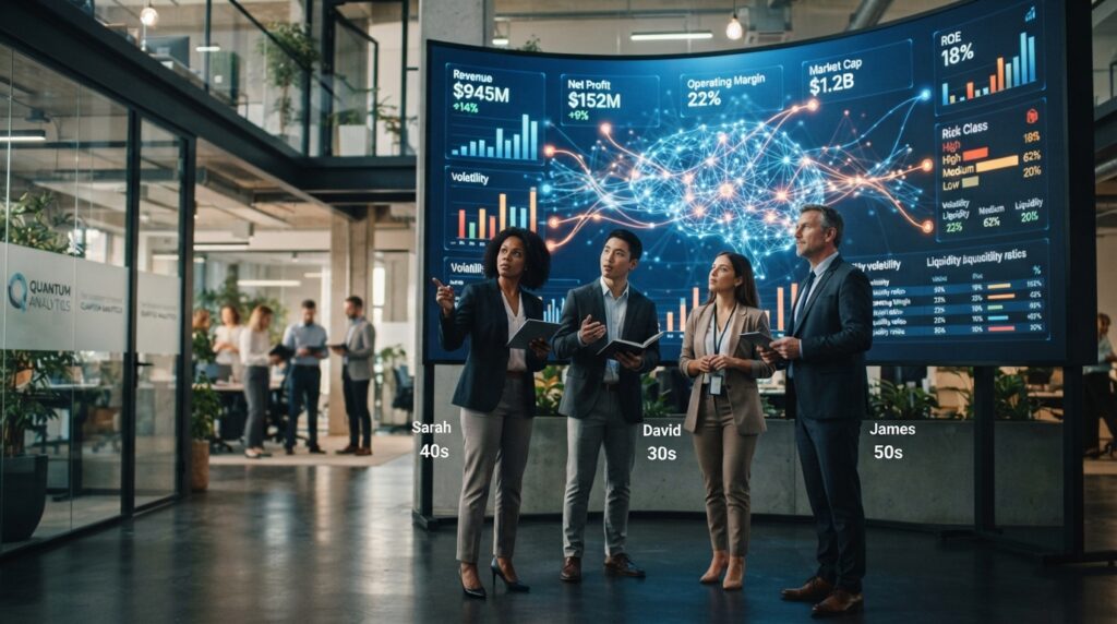 Neural network sorts company financial indicators into risk classes