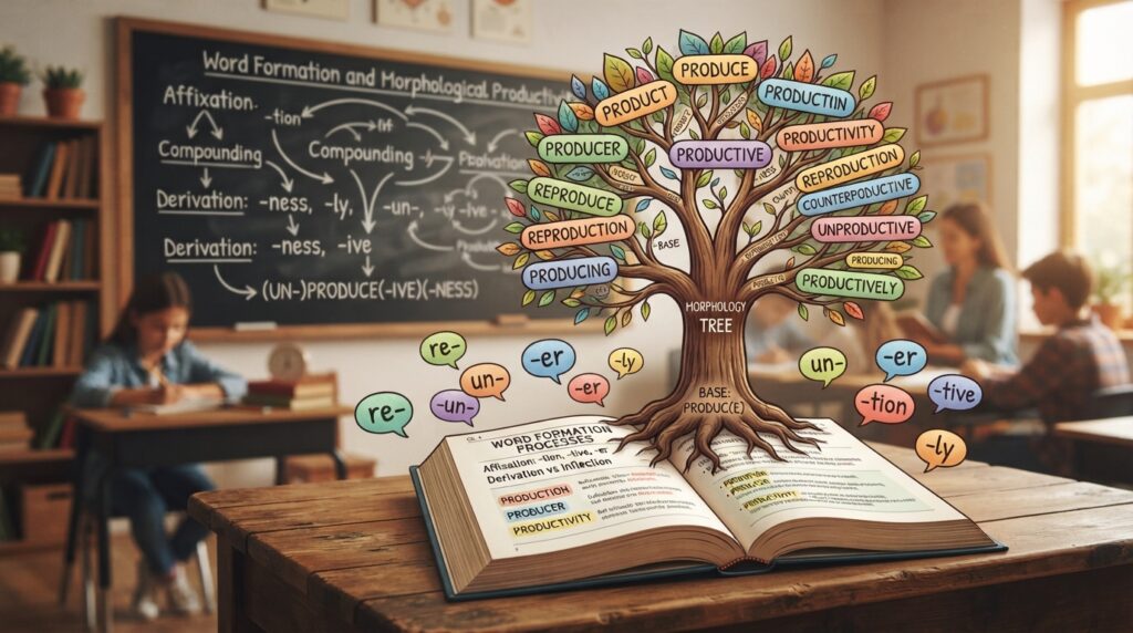 Word Formation dan produktivitas morfologis Word Formation dan produktivitas morfologis